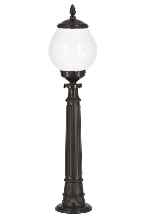 Opviq Lámpara de Suelo Exterior Negro y Blanco Opviq Lámpara de Suelo Exterior Negro y Blanco